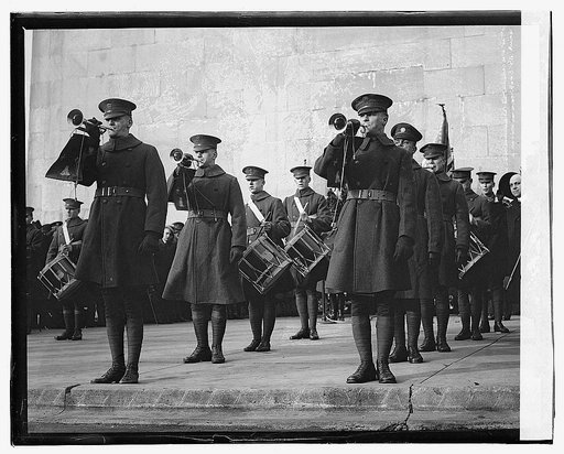 Military band at ceremony