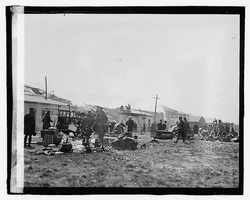 Fire, Bolling field, [3/31/23