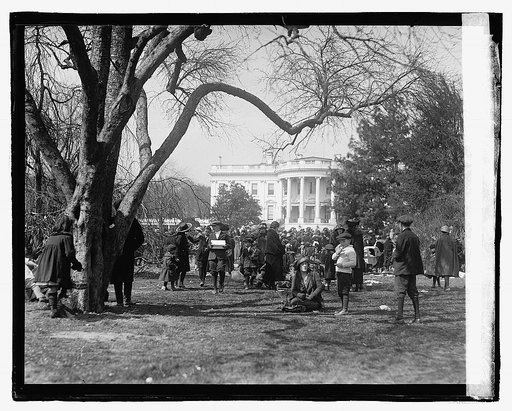 Easter egg rolling, 4/2/23