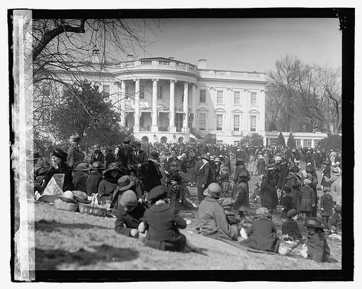 Easter egg rolling, 4/2/23