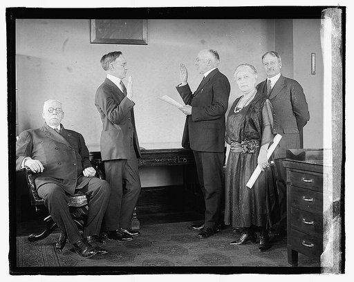 Wm. C. Denning swearing [...