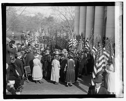 Boy Scout flag presentation, [4/7/23