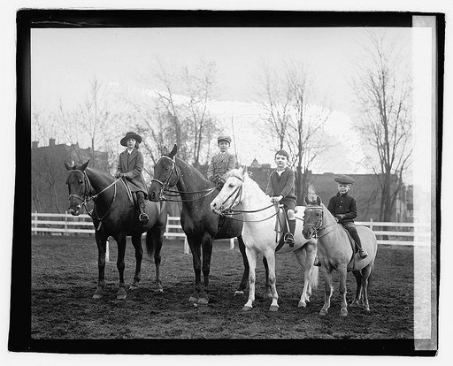 Roosevelt children & John McLerman
