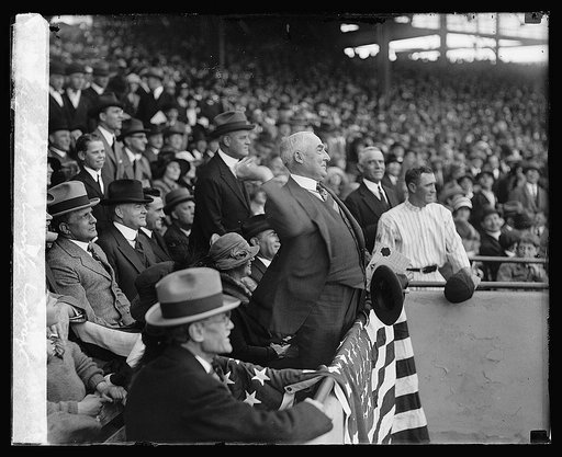 Harding throwing out first [ball], 4/26/23