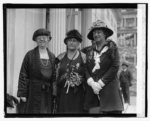 Mrs. Frank White, Dr. Kate Waller Barrett, Mrs. R.E. Fawcett, 5/7/23