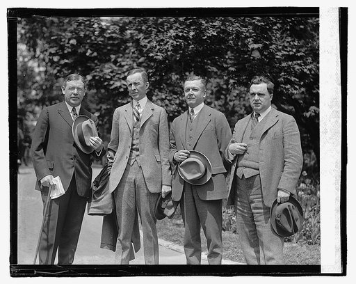Sen. Edge Roe Stewart, F.M. Feiker, F.X. Wolley[?] 5/7/23