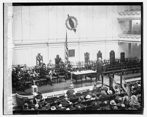 Harding addressing Natl. Am. Council, 5/24/23