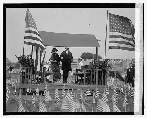 Pres. & Mrs. Harding, Music Week celebration, 5/31/23