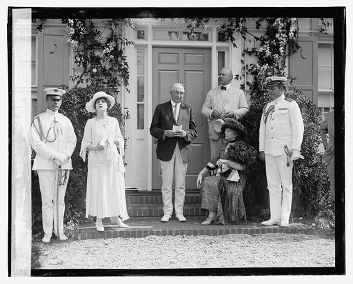 Pres. Harding dedicating model house
