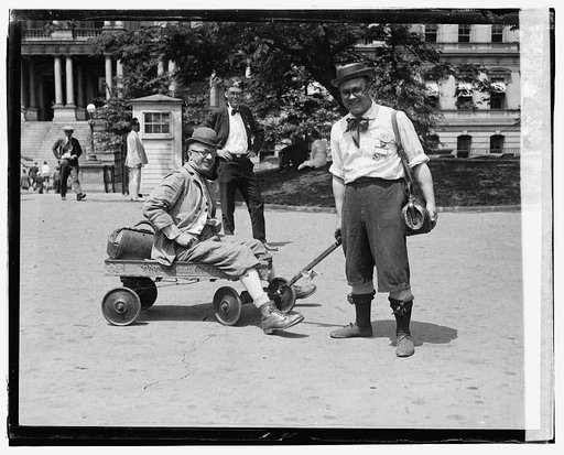 Unidentified men with wagon