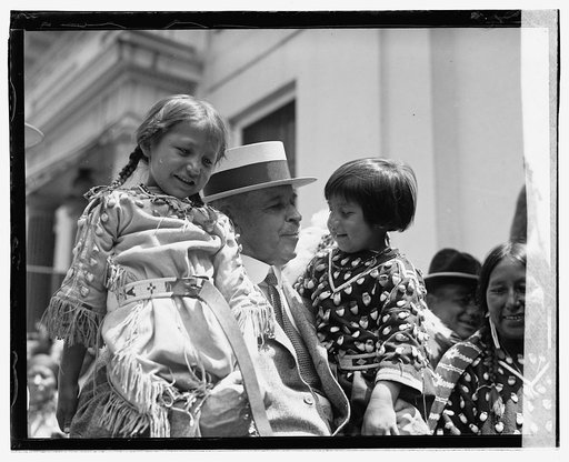 Secty. Work with two children of the Blackfeet tribe, 6/7/23