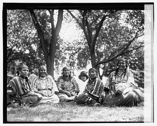 Blackfeet squaw at White House, 6/7/23