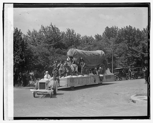 Pioneer float, Shrine parade, 6/7/23