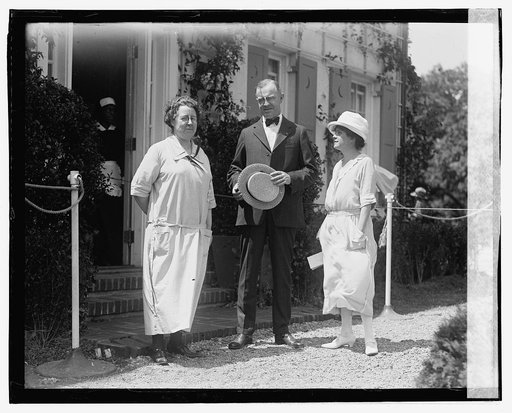 Mrs. F.M. Carter, Secty. of House; Ex Mayor Hugh M. Caldwell, Seattle; Mrs. Stafford