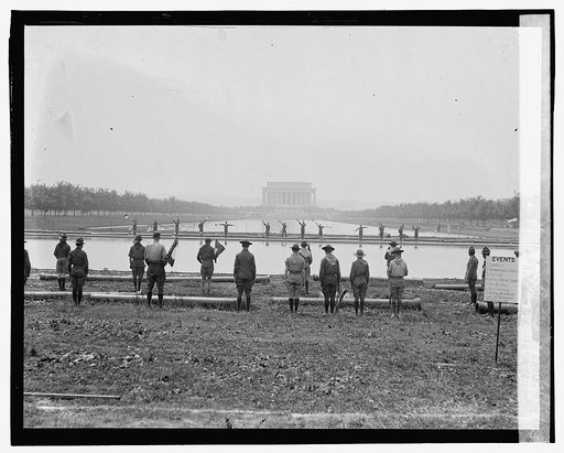 Boy Scouts at Lincoln Memorial, 6/16/23