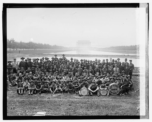 Boy Scouts at Lincoln Memorial, 6/16/23