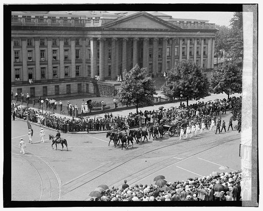 Harding funeral