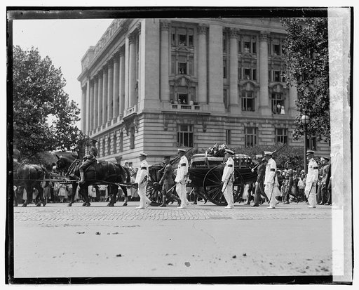 Harding funeral