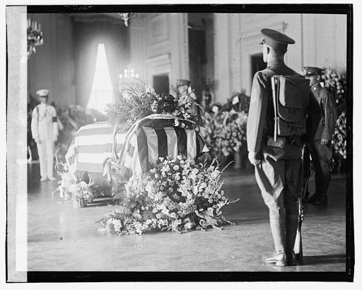 Harding funeral