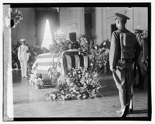 Harding funeral