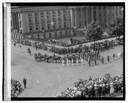 Harding funeral