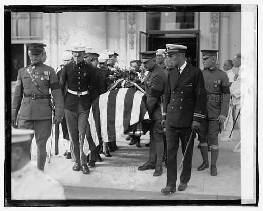 Harding funeral