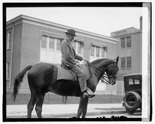 Coolidge on horseback, 8/18/23