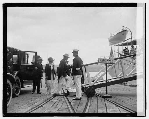 Coolidge on Mayflower, 9/8/23
