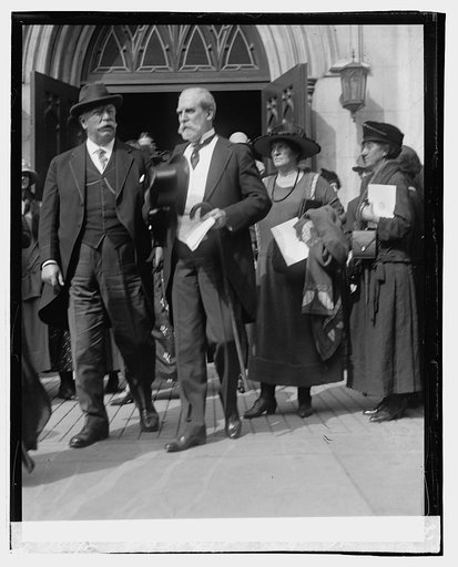 Hughes and Taft at consecration of Bishop Freeman, 9/29/23