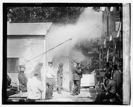Testing gas masks, [10/4/23