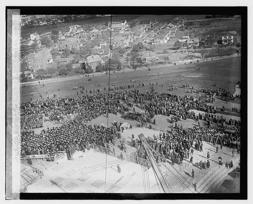 Cornerstone laying, Geo. Wash. Memorial, 11/1/23
