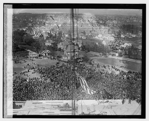 Cornerstone laying, Geo. Wash. Memorial, 11/1/23