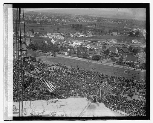 Cornerstone laying, Geo. Wash. Memorial, 11/1/23