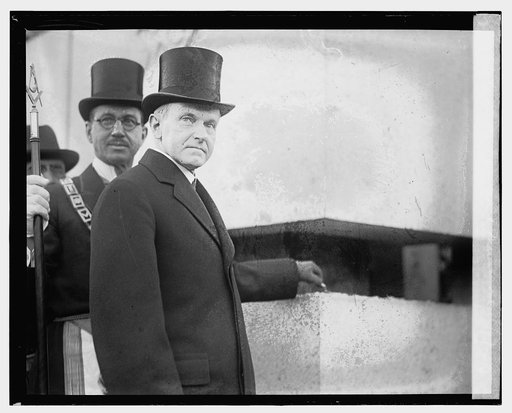 Coolidge at Wash. Memorial, 11/1/23