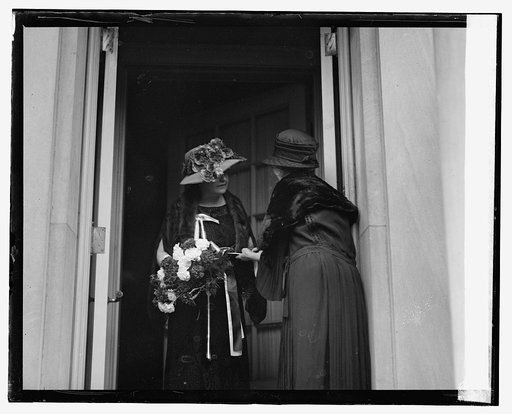 Mrs. Woodrow Wilson, 11/22/23