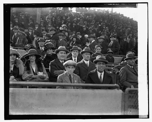 Secty. & Mrs. Hughes, Marine - Army game, 12/1/23