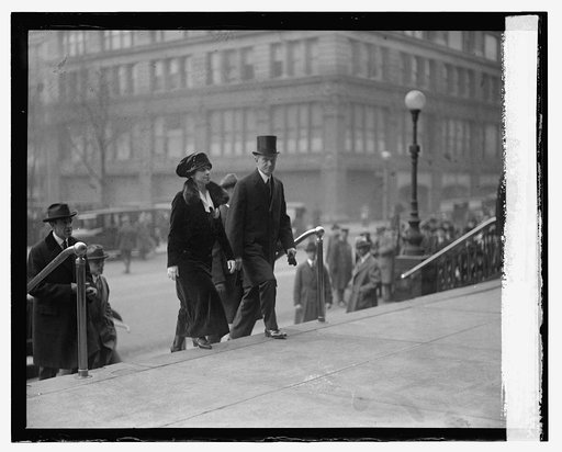 Coolidge & Mrs. C. at church, 11/30/23