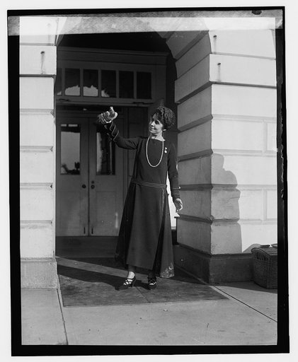 Mrs. Coolidge with pigeon, 12/8/23