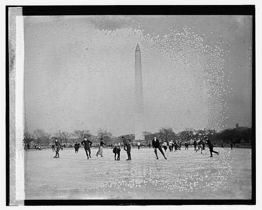 Skating at Lincoln Memorial, 1/7/24
