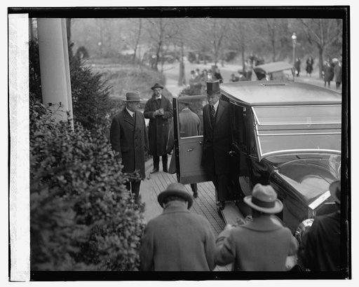 Coolidge at Wilson funeral, 2/6/24