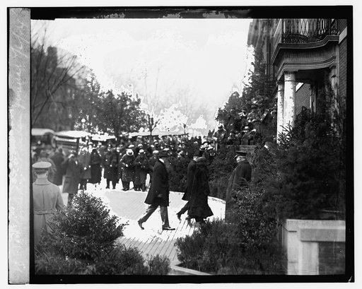 Coolidge at Wilson funeral, 2/6/24