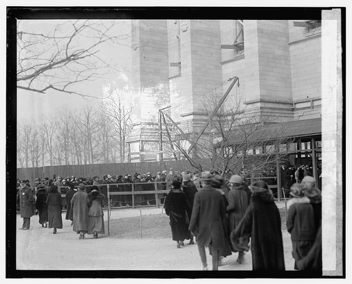 Crowds at cathedral, [2/7/24