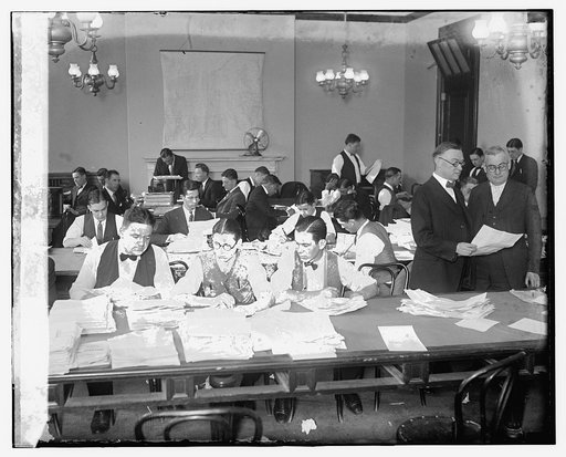 Counting Mayfield vote, 2/20/24