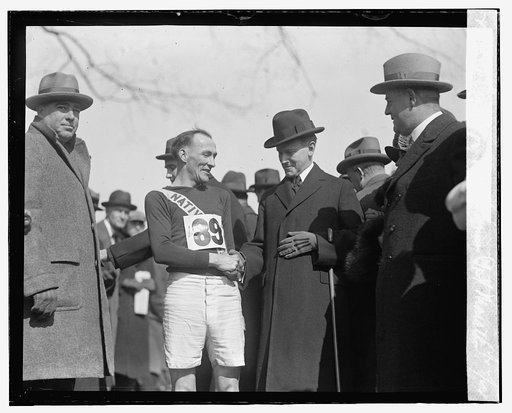 Coolidge with winner Post Marathon, 2/22/24