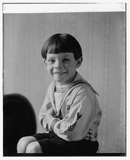 Unidentified child in sailor suit