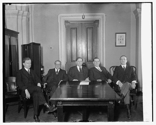 Sen. Smith W. Brookhart and group at table, 3/3/24