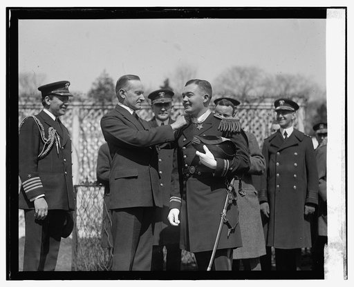Coolidge decorating Lt. Thos J. Ryan, [3/15/24