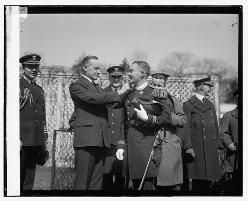 Coolidge decorating Lt. Thos J. Ryan, 3/15/24