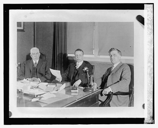 Adml. H.P. Jones, Roosevelt, & Geo. Otis Smith, 3/27/24