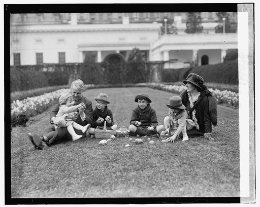 Davis & family, Easter egg rolling, [4/21/24